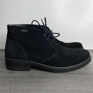 Men’s ara Made in Italy Goretex Lace Up Chukka Boot Black Size 40 / US 7